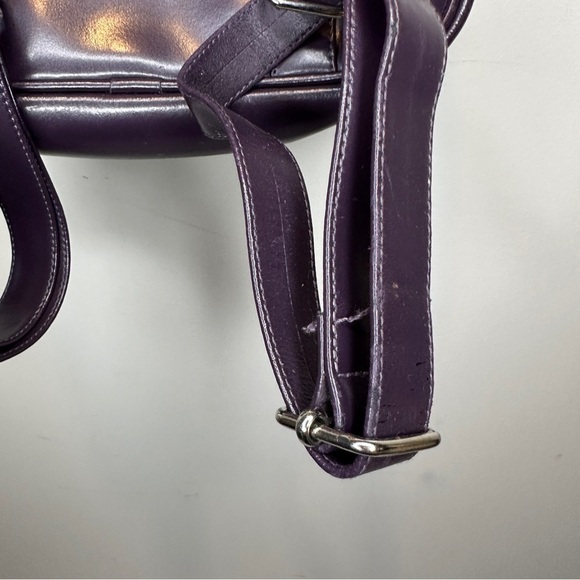 Vintage FURLA backpack in purple - Picture 12 of 16